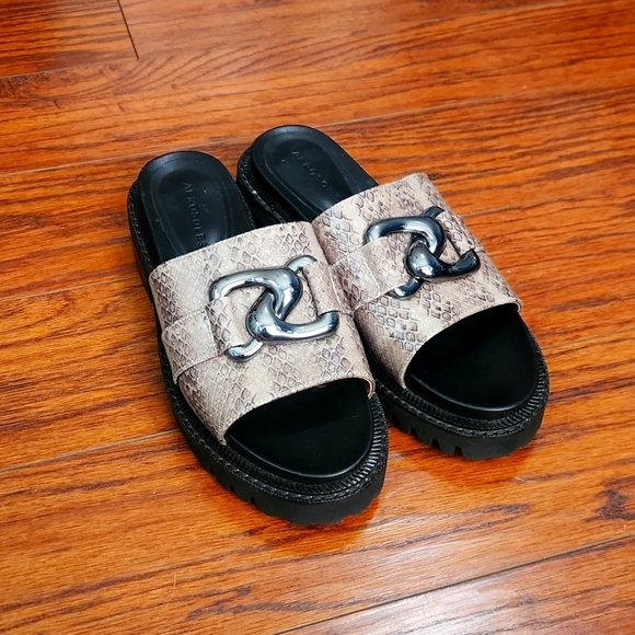 AEROSOLES Shoes - Aerosoles Womens Lima Lug Sole Slide Sandal